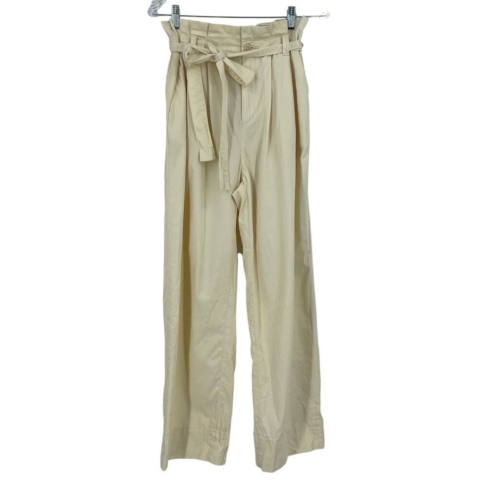 Everlane The Paperbag Pant Canvas Size Small Wide‎ Leg NWT